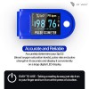 DR VAKU® Swadesi Pulse Oximeter Fingertip, Blood Oxygen Saturation Monitor Fingertip, Blood Oxygen Meter Finger Oximeter Finger with Pulse, with Four Color TFT Screen [Battery Included] – Blue