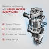 DYLECT Ultra Force Pro High Pressure Car Washer Pump(with Pressure Adjustment), 2200 Watts Motor, 220 Bars Pressure