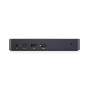 Dell D3100 USB 3.0 Ultra HD Triple Video Docking Station, Black