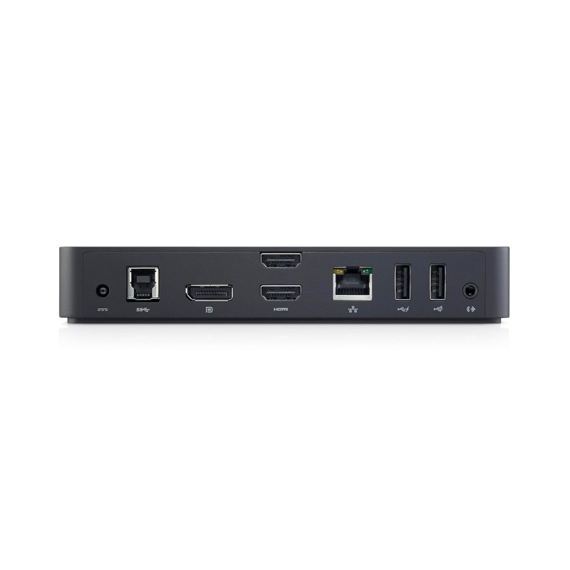 Dell D3100 USB 3.0 Ultra HD Triple Video Docking Station, Black