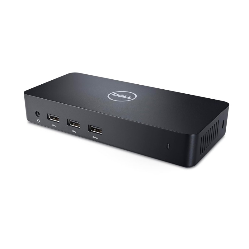 Dell D3100 USB 3.0 Ultra HD Triple Video Docking Station, Black
