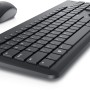 Dell KM3322W Wireless USB Keyboard and Mouse Combo, Anti-Fade & Spill-Resistant Keys, up to 36 Month Battery Life, 3Y Advance Exchange Warranty - Black