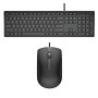 Dell USB Wired Keyboard and Mouse Set (Black) KB216+MS116