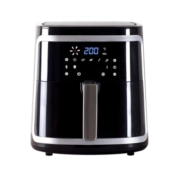 Digital Air Fryer 6.5 Liter with Digital Touch Panel| Premium Finish| Extra Large| 7 Preset Menus| Black