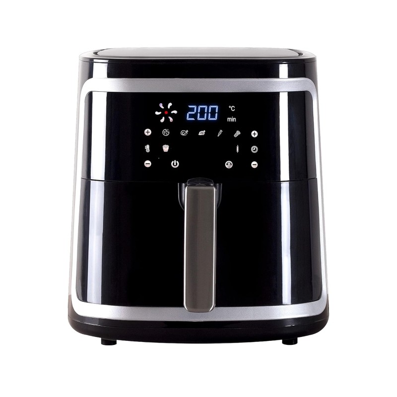 Digital Air Fryer 6.5 Liter with Digital Touch Panel| Premium Finish| Extra Large| 7 Preset Menus| Black