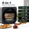 Digital Air Fryer with Otg Oven 14.50 Liter 1700 Watts 5-in-1 Function: Air Fry, Bake, Grill, Toast & Dehydrate