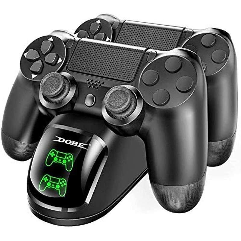 Dobe New World Ps4 Controller Charging Dock With Cable (Black)
