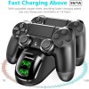 Dobe New World Ps4 Controller Charging Dock With Cable (Black)