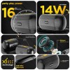 Dubstep Pop 1400 Portable Bluetooth Speaker | 14W Loud Sound, Deep Bass with XBASS, 16 Hrs Playtime (Black)
