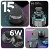 Dubstep Pop 600 Wireless Speaker, 15 Hrs Playtime, 52mm Driver, TWS Pairing, 6W Output Bluetooth Speakers (Grey)