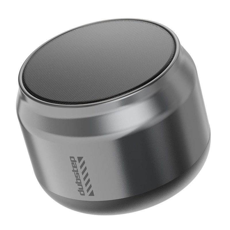 Dubstep Pop 600 Wireless Speaker, 15 Hrs Playtime, 52mm Driver, TWS Pairing, 6W Output Bluetooth Speakers (Grey)