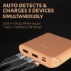 Duracell 20000 MAH Slimmest Power Bank with 1 Type C PD and 2 USB A Port, 22.5W Fast Charging Portable Charger.