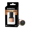 Duracell 65W Fast Car Charger Adapter with Dual Output. Quick Charge, Type C PD 45W & Qualcomm Certified 3.0 20W (Copper & Black)