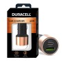 Duracell 65W Fast Car Charger Adapter with Dual Output. Quick Charge, Type C PD 45W & Qualcomm Certified 3.0 20W (Copper & Black)
