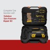 Dylect® Smart Tyre Inflator for Bike, Cycle, E-Scooter, Sports Balls | Rechargeable Cordless Inflator with BLDC Motor & Type-C Charging