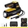 Dylect® Smart Tyre Inflator for Bike, Cycle, E-Scooter, Sports Balls | Rechargeable Cordless Inflator with BLDC Motor & Type-C Charging