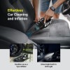 Dylect Turbo Sweep 400 (2 in 1) Tyre Inflator with Car Vacuum Cleaner with LED Light, 5500Pa Suction Power (Dry Use Only)