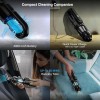 Dylect Wireless Car Vacuum Cleaner: 6000Pa Strong Suction,4000Mah Battery,Fast Type-C Charging,Washable Hepa Steel Filter,Copper Motor,Compact&Lightweight for Dry Use,0.2 Liter