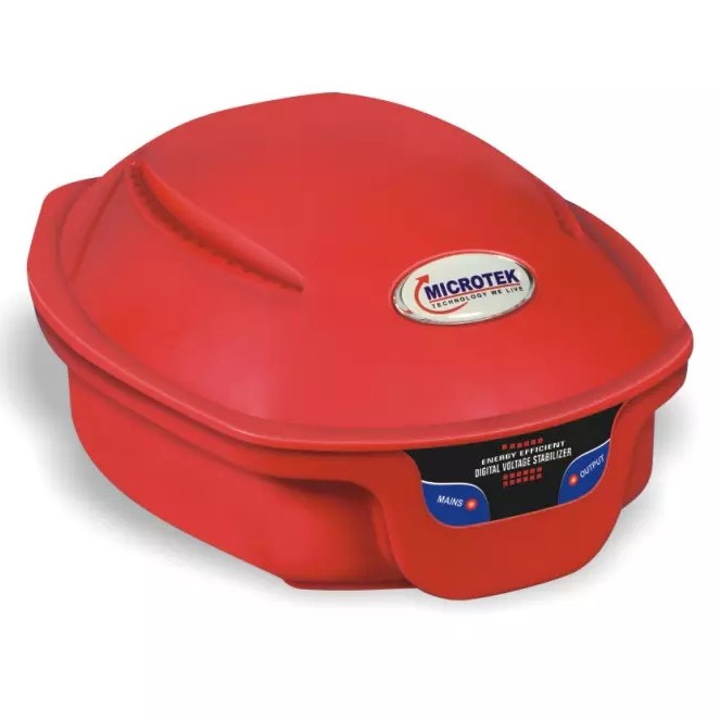 Microtek EMR 2013 Voltage Stabliser (Red)