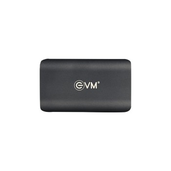 EVM EnSave 1TB Ultra Compact Portable SSD | USB 3.1 Gen 2 Type-C | Up to 550MB/s Read | Shockproof | High Speed Storage for PC, Mac & Android (EPSSD/1TB)