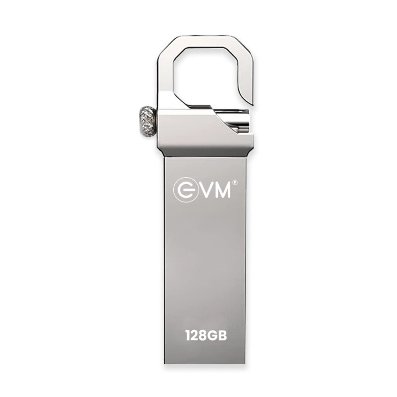 EVM EnStore 4GB USB 2.0 Durable Metal Flash Drive | Dependable 15MB/s Read| Rugged Metal Body, (EVMPD/4GB)