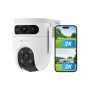 EZVIZ By Hikvision|1296P H9C Dual-Lens(3MP+3MP) Pan & Tilt Wi-Fi Camera|2-Way Talk|AI-Powered Human/Vehicle Detection