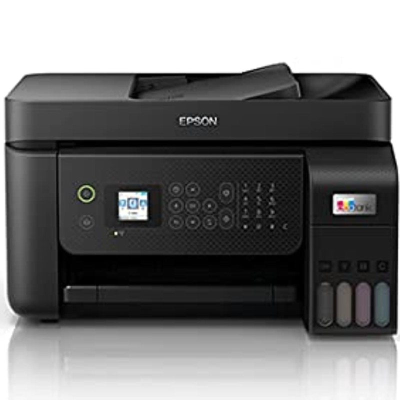 Epson L5290 Wireless All-in-One Print, Scan, Copy, Fax with Adf Color Home Inkjet Printers, Black