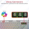 EvoFox Deathray v2 3 in 1 Gaming Keyboard & Mouse Combo with Puppet Master Deskpad | 6 Zone RGB Backlighting, 19 Anti Ghosting Keys (Wired)