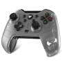 EvoFox Elite X Wireless Gamepad for PC with Dual Vibration Motors, 2 Macro Back Buttons, Low Latency Plug and Play, Free USB Extender, Translucent Shell (White)