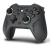 EvoFox Elite X2 Wireless Gaming Controller For PC with 1000Hz Polling Rate, Dual-Mode (2.4G & Type C), Hallsense™ Magnetic Hall 3D Joysticks & Triggers, EZ Click Macros, Dual Vibration Motors(Grey)