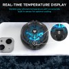 EvoFox Hailstone Mobile Cooler for Gaming | Phone Cooler | Gaming Cooler| Phone Cooler, Superfast Cooling Enhanced Refrigeration Chip Compatible for iPhones & Android Devices