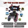 EvoFox One Universal Bluetooth Gaming Controller For PC, iOS, iPadOS, Android and PS4, Dynamic Rgb Lights, Transparent Design Gamepad, Programable Buttons, Turbo Mode with The Dojo App, Detachable Mobile Clamp, and More