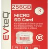 EvteQ microSDXC Memory Card | UHS-3 | 100MB/s Read & 60MB/s Write Speed | High-Performance Data Transfer