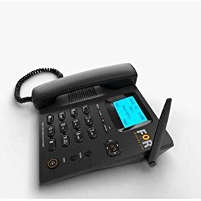 FOR Dual SIM F1+ GSM Model 1 Fixed Wireless Phone Corded & Cordless Landline Phone (Black)