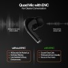 Fire-Boltt Aero TWS Earbuds Custom EQ, Wireless Bluetooth 5.4, Music & App Support, 50H Playtime - Black
