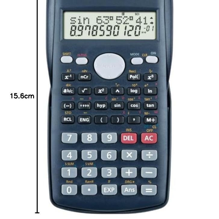 Flair FC-82MS Scientific Series Calculator | 240 Functions with 40 Scientific Calculations | Two Line Display | Square Root Function | 10 + 2 Digits Calculator | Sliding Hard Cover | Black, Pack of 1
