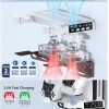 For PS5 Wall Mount Kit with Controller Charging Station & Cooling Fans, For PS5 Shelf Compatible with PlayStation 5/PS5 Slim/PS5 Pro