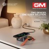 GM G+ iSmart Qi2 2-in-1 Wireless Charger | Fast Charging for iPhone, All Apple Watch Series | Retractable 65cm Cable, Advanced Qi2 Technology