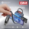 GM G+ iSmart Qi2 2-in-1 Wireless Charger | Fast Charging for iPhone, All Apple Watch Series | Retractable 65cm Cable, Advanced Qi2 Technology