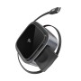 GM G+ iSmart Qi2 2-in-1 Wireless Charger | Fast Charging for iPhone, All Apple Watch Series | Retractable 65cm Cable, Advanced Qi2 Technology