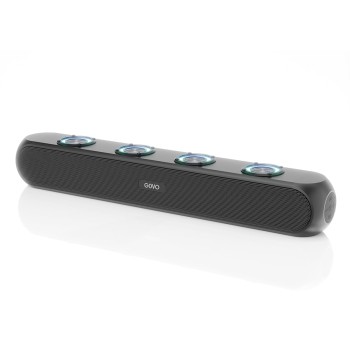 GOBOLD GoSurround 320 | 50W Bluetooth SoundBar, 4000 Mah Battery, 2.0 Channel with 58Mm Drivers (Platinum Black)