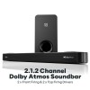 GOVO GOSURROUND 975 | 4.1 (2.1.2) Channel, 400W Soundbar with True Dolby Atmos®, 6.5" subwoofer (Platinum Black)