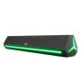 GOVO GoSurround 300 | 25W Bluetooth Sound bar, 2000 mAh Battery, 2.0 Channel with 52mm Drivers, Multicolor (Platinum Black)
