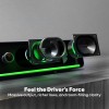 GOVO GoSurround 975 Pro, 400W Soundbar with 8” Subwoofer, 2.1 Channel Home Theatre – Black