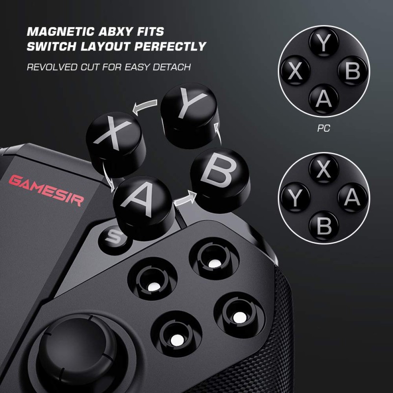 GameSir G4 Pro Wireless Gaming Controller for Android/iOS/PC/Nintendo Switch, Gamepad Console with Joystick, Wireless Bluetooth Gaming Controller with Magnetic ABXY Buttons.