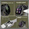 GameSir Kids Smartwatch for Boys & Girls, Men & Women, Sim Card Support, Location Tracker/GPS System Smart Watch-Black