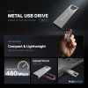 Geonix Pendrive I Silver I USB 2.0 I Keyring Design I Lightweight I Variant 8GB