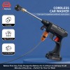 GoMechanic Cordless Pressure Washer | High Pressure Car Washer Pump for Cleaning & Bike Washing | Rechargeable