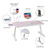 GoRogue Laptop Table for Bed & Sofa, Foldable Desk with Cup Holder, Drawer & Built-in USB Hub with Free Mini Fan, LED Lamp