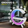 Groove G RGB Mood Lights, Wireless Charging, Alarm, 5-in-1 Multi-Compatible Speaker - Just White